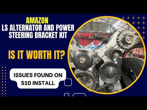 LS Swap Alternator and Power Steering Bracket Install