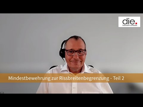 Mindestbewehrung zur Begrenzung der Rissbreite - Teil 2