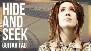 Guitar Tab: How to play Hide and Seek by Imogen Heap