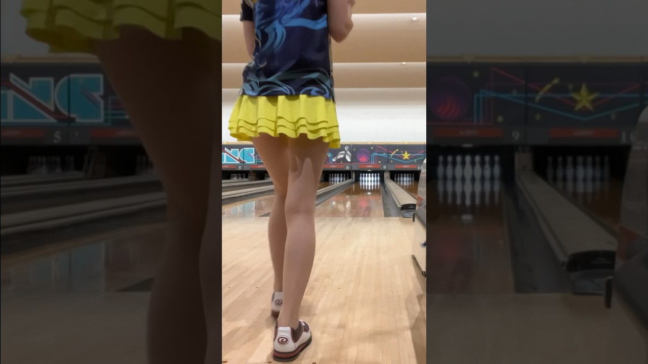 볼링 잘치는 일본 여자