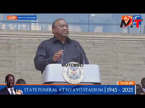 UHURU KENYATTA EMOTIONAL SPEECH EULOGISING HIS BROTHER RAILA ODINGA IS STATE FUNERAL!!
