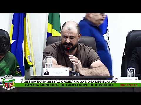 VIGÉSIMA NONA SESSÃ ORDINÁRIA DA NONA LEGISLATURA