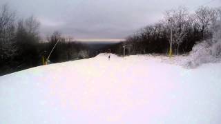 preview picture of video 'Camelback Mountain Skiing - Nile Mile'
