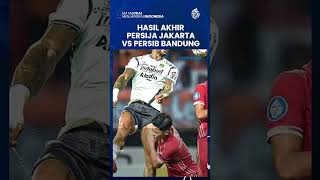 Hasil Akhir Persija Jakarta vs Persib Bandung Liga 1, Macan Kemayoran Kalahkan Maung Bandung 2-0