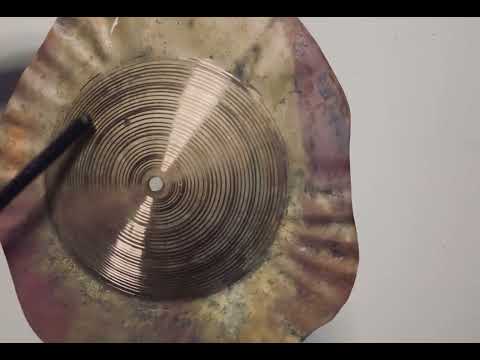 GM Designs Hanging/Mountable Irregular Cymbal w/ 10" Bell - Unique Resonant Voices! image 3