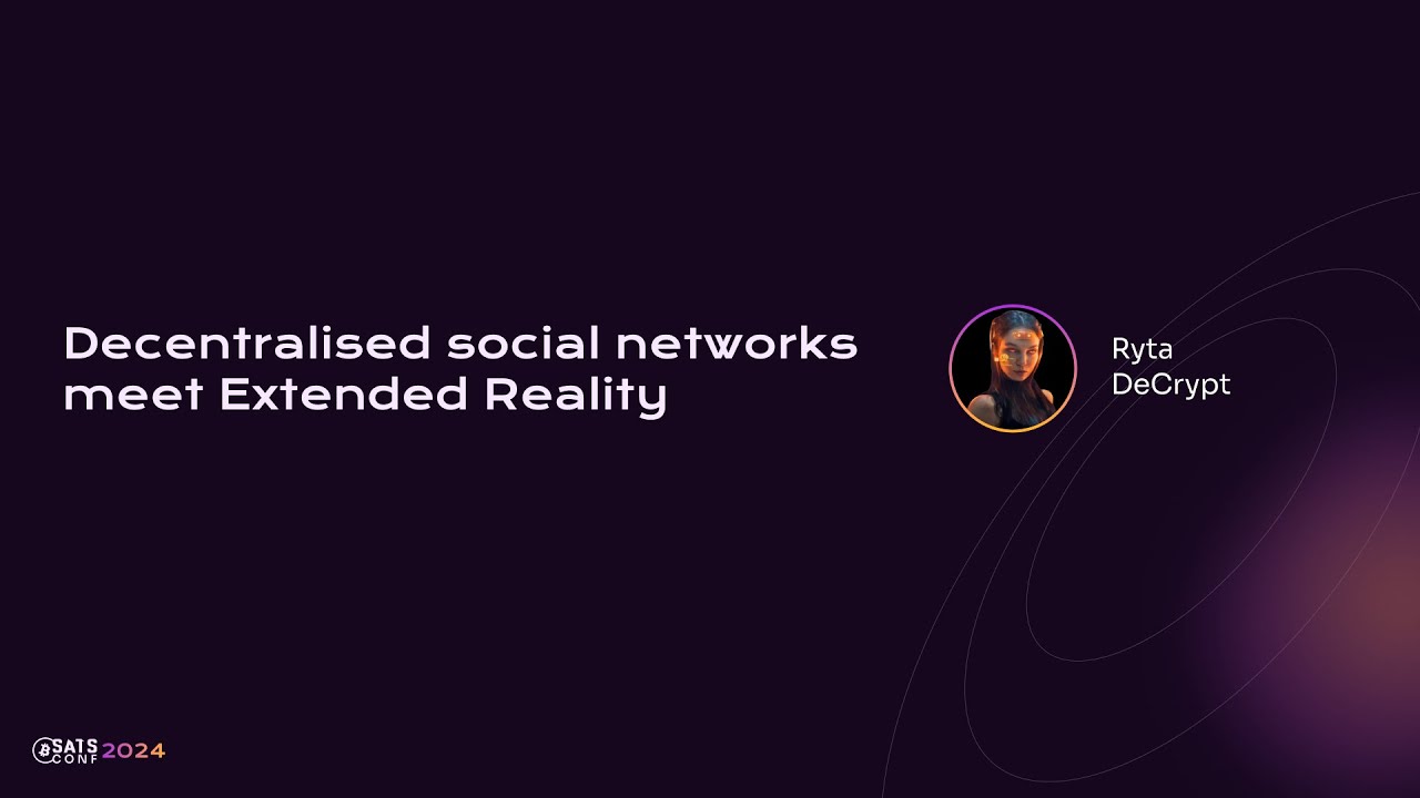 Decentralized social networks meet Extended Reality