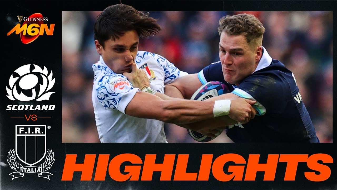 SCOTLAND v ITALY | 2025 GUINNESS MEN'S SIX NATIONS | RUGBY HIGHLIGHTS
