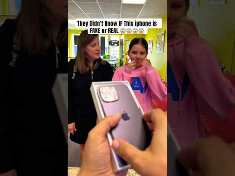 She Got SCAMMED with FAKE iPhone 😱 #shorts #moneytalkswireless #iphone16promax #apple #fyp