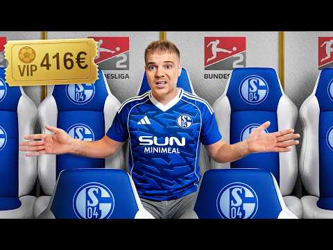 I'm testing the newest VIP area at FC Schalke 04 (€416 per ticket)