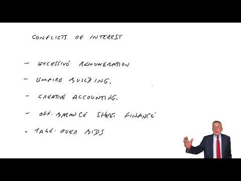 Conflicts of interest and their resolution - ACCA (AFM) lectures
