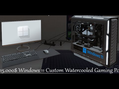 Insane 15.000$ Windows 11 Custom Watercooled Gaming PC/Giveaway