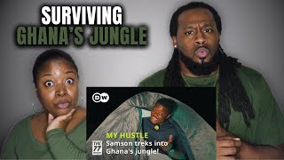 🇬🇭 How long did Samson survive Ghana’s jungle? | American Couple Reacts Ghana