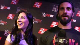 Seth Rollins talks bringing his girlfriend to a Metal Show | Metal Injection