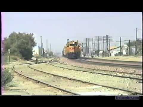 Classic Railroad Series 608 - Colton, CA action August 1989