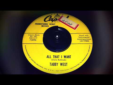 TEEN Tabby West - All That I Want (1958)