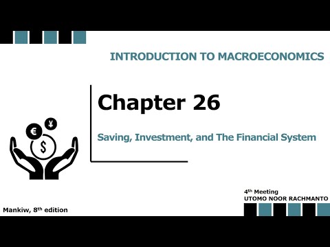 Thumbnail for Saving, Investment, and the Financial System (Mankiw's Chapter 26) - Introduction to Macroeconomics by Macroeconomics