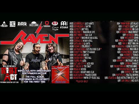 Thumbnail for Raven - Wiped Out 40Th Anniversary North American Tour (Trailer) by Metallica, New wave of British heavy metal
