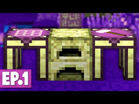 Minecraft Levitated | STARTING IN THE END?! #1 [Modded Questing Exploration]