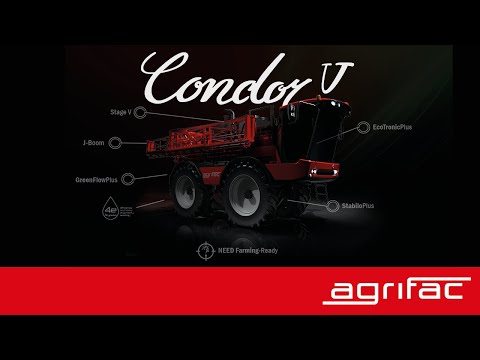 Pašgājējsmidzinātāji AGRIFAC Condor V video