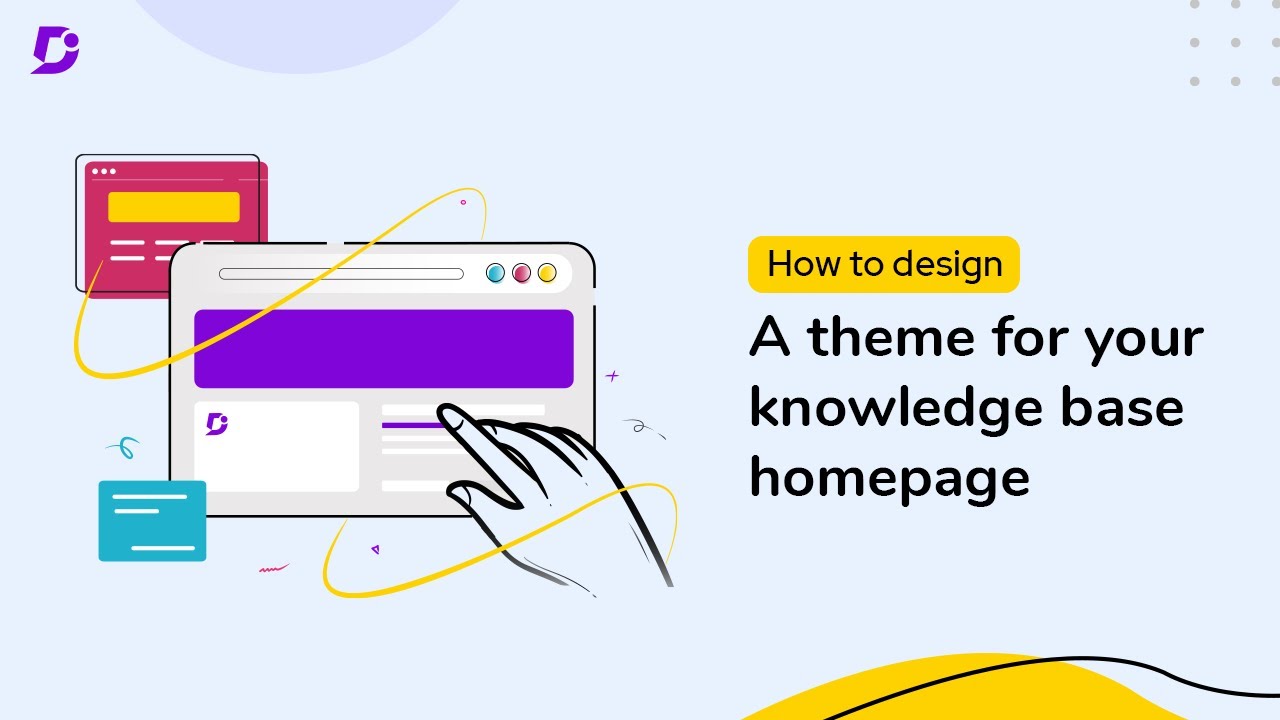 How to design a theme for your knowledge base homepage