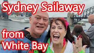 Sydney Sailaway from White Bay Under the Harbour Bridge on Carnival Adventure Cruise Ship