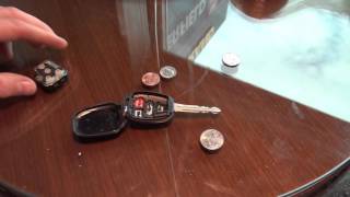How to replace remote key battery Toyota Camry US model. Years 2013 to 2018