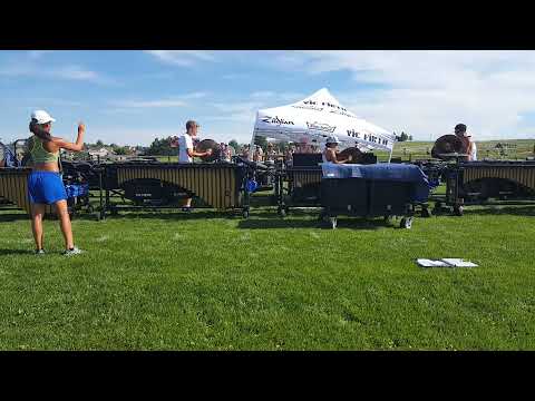 Blue Knights 2016 Percussion Rehearsal - Pit Focus