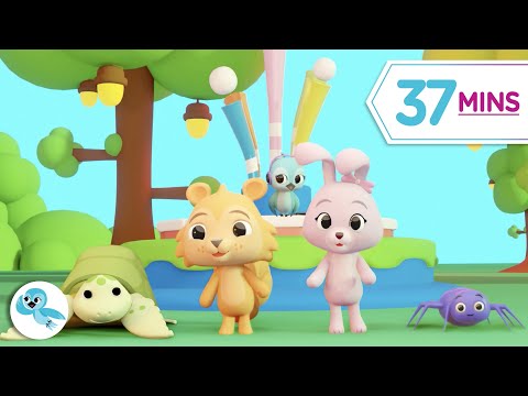 37 Minutes of Kid videos: "If You're Happy & You Know It" + MORE (Playtime Mix)