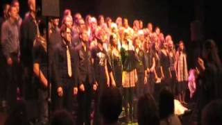 Kören Drivved sjunger Varmt igen av Per Gessle, Live @ Dieselverkstaden 2008-11-14