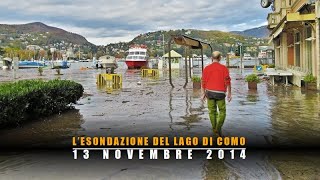 preview picture of video 'Esondazione del Lago di Como 13 novembre 2014'