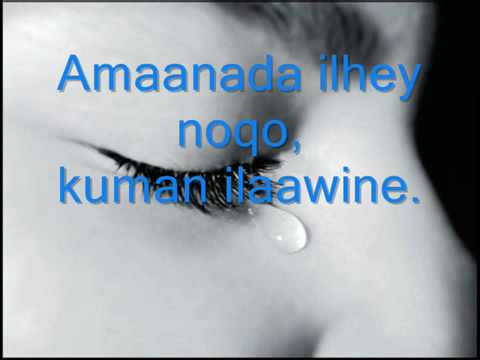 Ali Najiib Amiin Allahayoow Lyrics