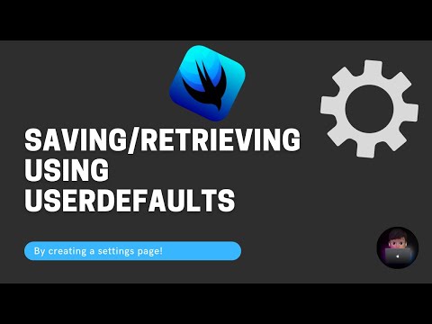 Saving/Retrieving Data using UserDefaults!