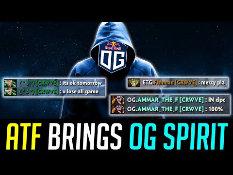 ATF claimed they gonna get 100% WR in DPC? - The OG Spirit DOTA 2