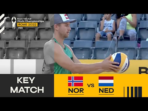 Mol, A./Sørum, C. 🇳🇴 vs. Luini/Penninga 🇳🇱 - Men’s Key Match Rome 2022 #BeachworldChamps