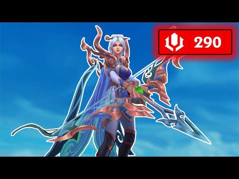 Lunar Empress Ashe Chroma Sapphire Skin Spotlight