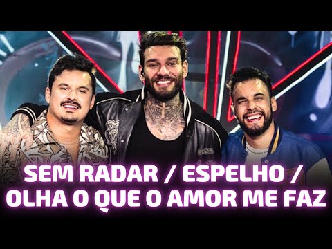 SEM RADAR / ESPELHO / OLHA O QUE O AMOR ME FAZ - Lucas Lucco part. Clayton e Romário 🎵 Sem Radar 🎵