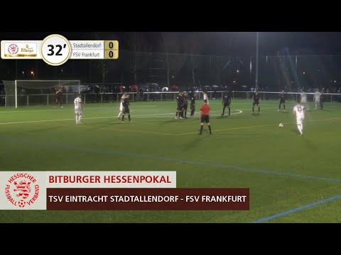 TSV Eintracht Stadtallendorf - FSV Frankfurt | Bitburger-Hessenpokal 2020 Halbfinale I