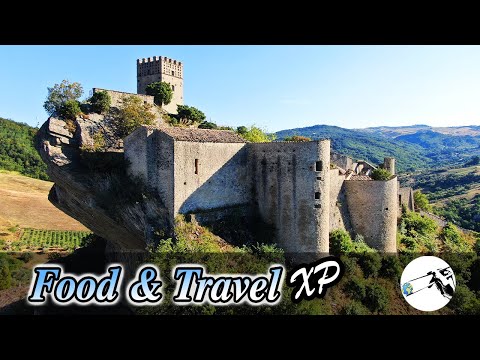 Castello di Roccascalegna  - Drone 4K & Walking Tour | Food & Travel XP
