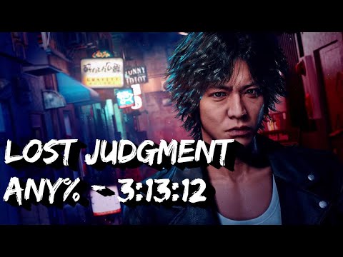 Lost Judgment Any% Speedrun - 3:13:12