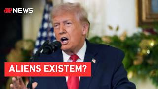 Trump ordena divulgação de arquivos sobre vida alienígena