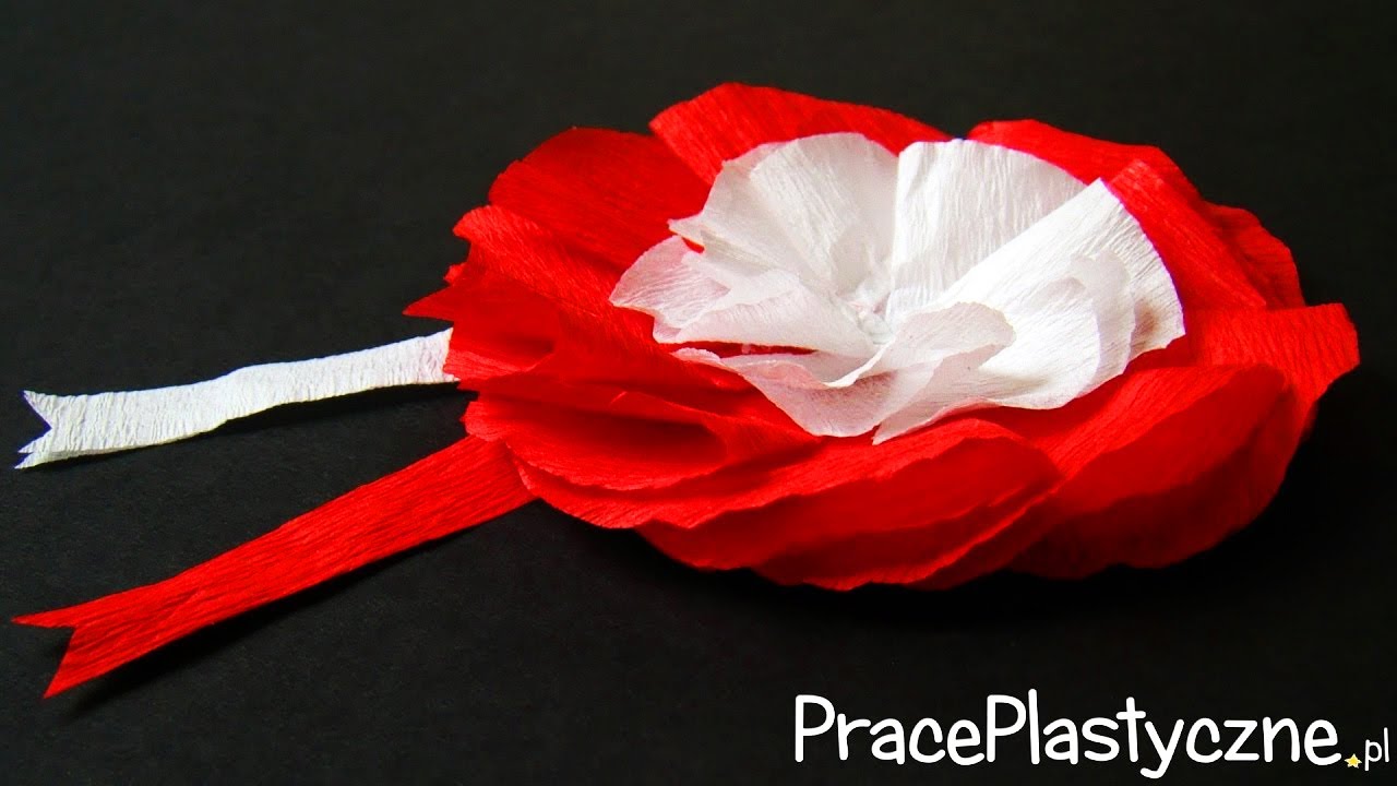 Jak zrobić kotylion z bibuły?