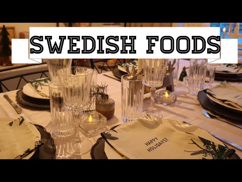 Swedish traditional christmas foods