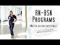 RN to BSN programs, what you NEED to know!