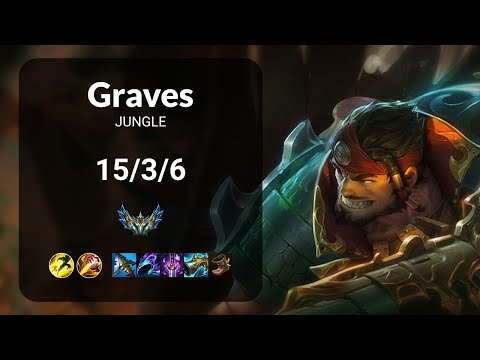 Graves vs Kindred JUNGLE - KR CHALLENGER Patch 14.22