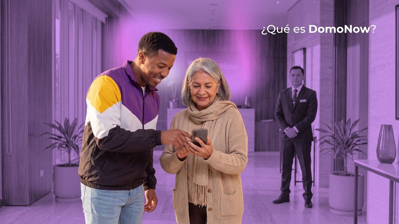 Video que explica qué es DomoNow para los residentes del conjunto