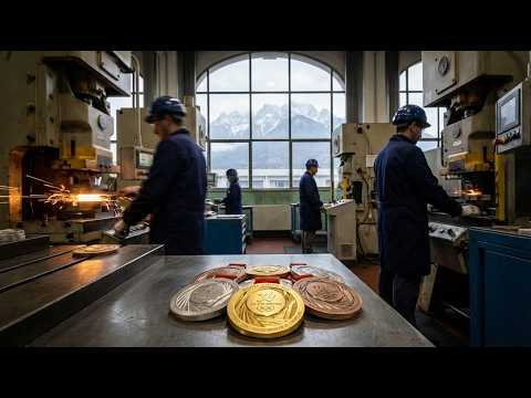Inside the Winter Olympics Medal Factory (Full Process) | How the Most Desired Prize  Is Made