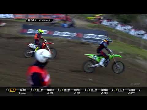 Febvre passed Seewer + Cairoli & Desalle Battle - MXGP Race 2 - MXGP of Pietramurata