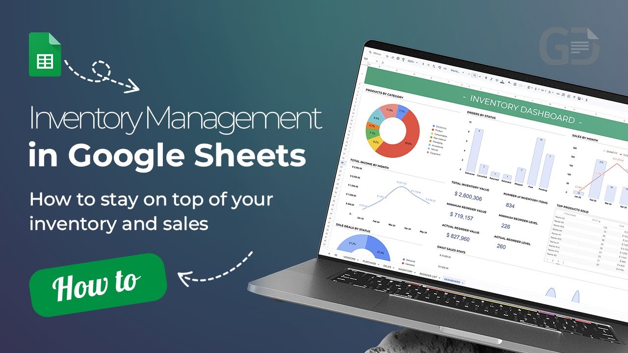 How to use a Inventory management in Google Sheets