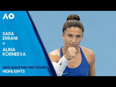 Sara Errani v Alina Korneeva Highlights | Australian Open 2025 Qualifying First Round