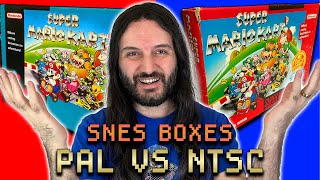 SNES Game Boxes - PAL VS NTSC